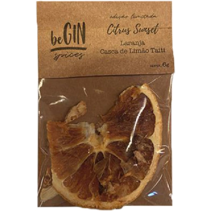 SACHÊ CITRUS SUNSET 40G P/GIN TÔNICA-BEGINSSPICE